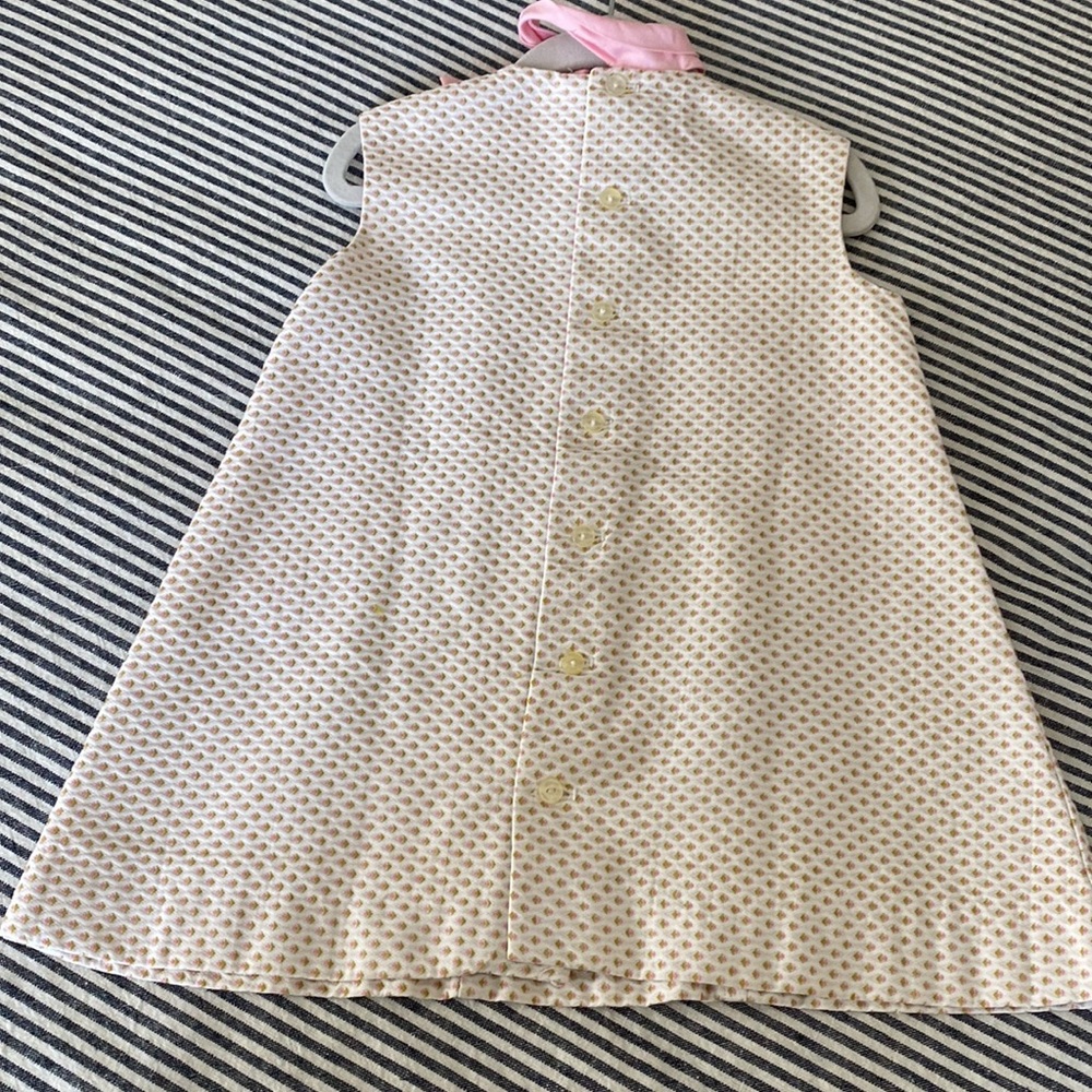 Vintage Ruth of Carolina Brocade Floral Dress Size 2-3T - Picture 5 of 6